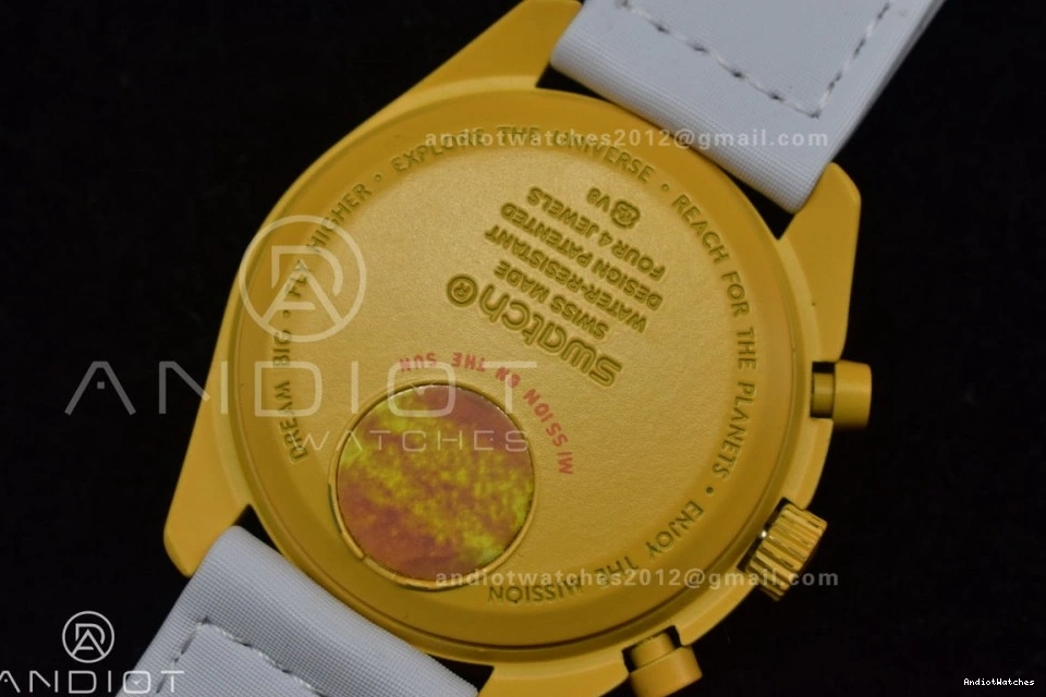 Omega x Sun 1185 to Strap Bioceramic on Mission Moonwatch the Swatch Quartz Nylon Attractive 0416